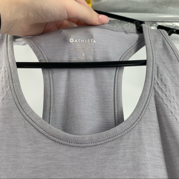 athleta gray speedlight seamless tank - Picture 3 of 5